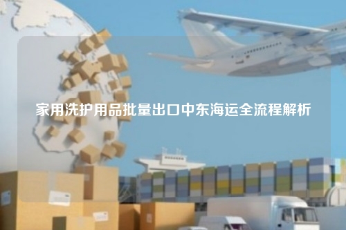 家用洗护用品批量出口中东海运全流程解析