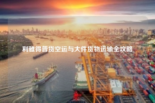 利雅得普货空运与大件货物运输全攻略