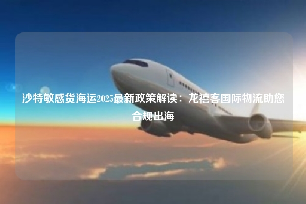 沙特敏感货海运2025最新政策解读:龙禧客国际物流助您合规出海