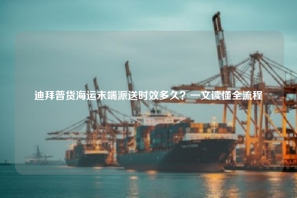 迪拜普货海运末端派送时效多久？一文读懂全流程
