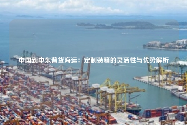 中国到中东普货海运：定制装箱的灵活性与优势解析