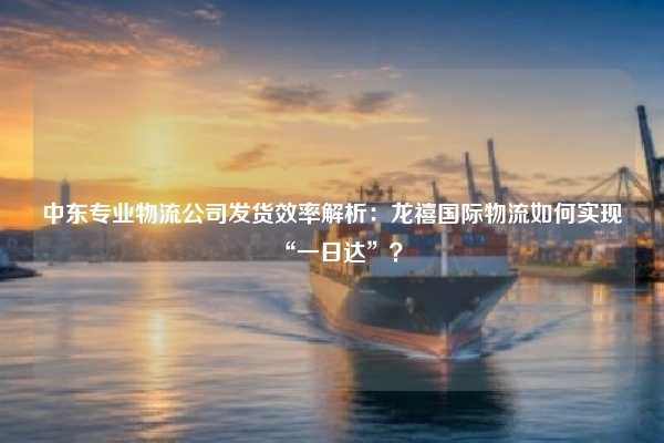中东专业物流公司发货效率解析：龙禧国际物流如何实现“一日达”？