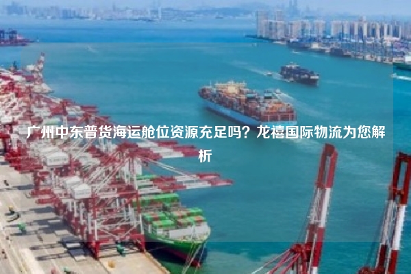 广州中东普货海运舱位资源充足吗？龙禧国际物流为您解析