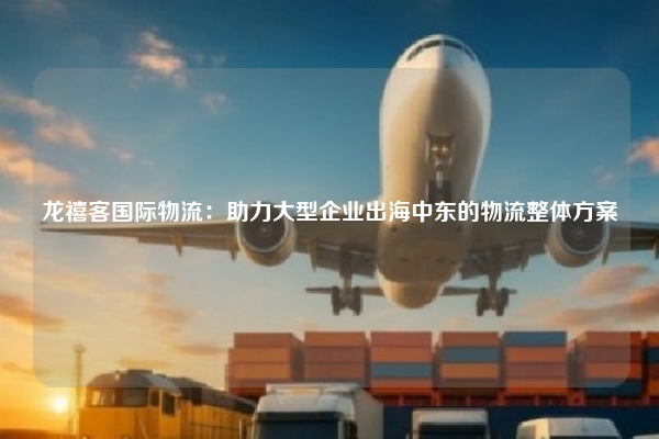龙禧客国际物流：助力大型企业出海中东的物流整体方案