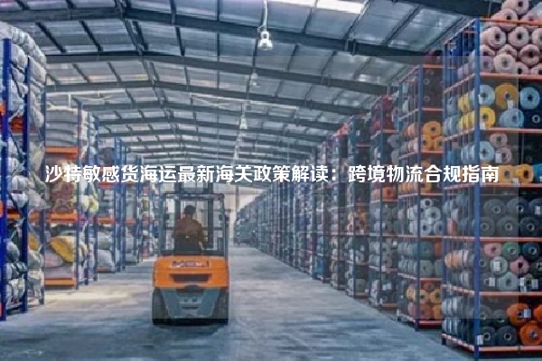 沙特敏感货海运最新海关政策解读：跨境物流合规指南