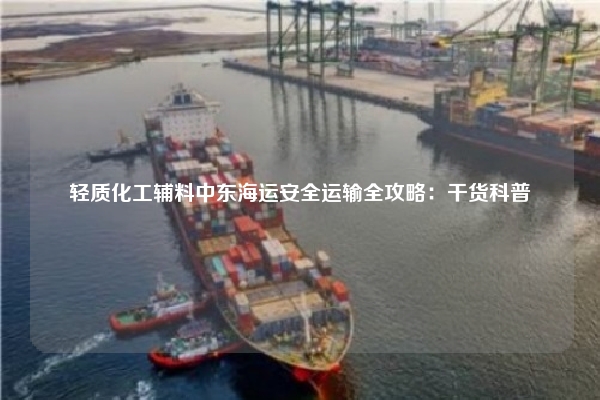 轻质化工辅料中东海运安全运输全攻略：干货科普