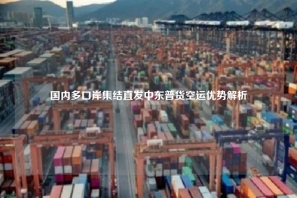 国内多口岸集结直发中东普货空运优势解析