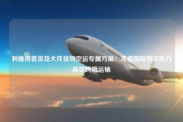 利雅得普货及大件货物空运专属方案：龙禧国际物流助力高效跨境运输