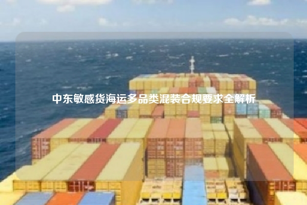 中东敏感货海运多品类混装合规要求全解析
