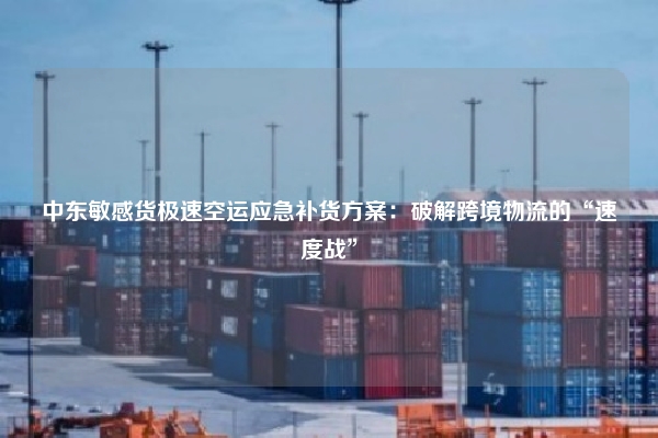 中东敏感货极速空运应急补货方案：破解跨境物流的“速度战”