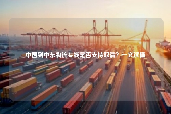 中国到中东物流专线是否支持双清？一文读懂