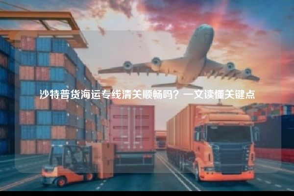 沙特普货海运专线清关顺畅吗？一文读懂关键点