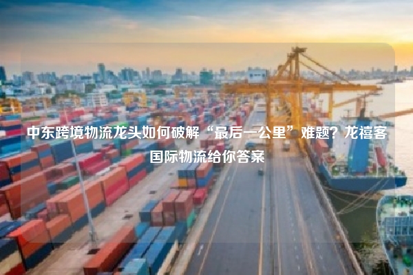 中东跨境物流龙头如何破解“最后一公里”难题？龙禧客国际物流给你答案